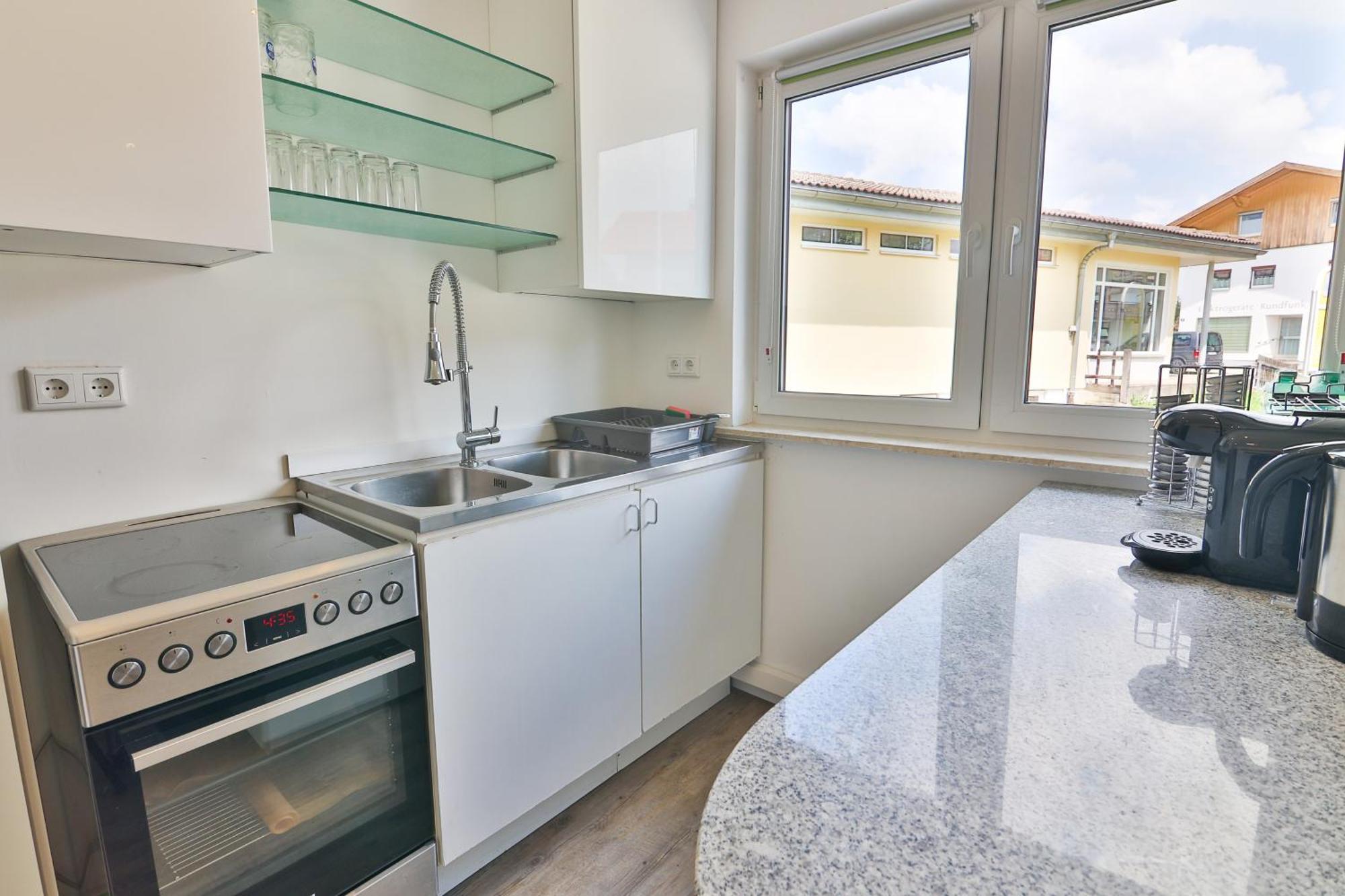 Moderne Helle Ferienwohnung Allgaeu Am See Munich Castle Лехбрук Екстериор снимка